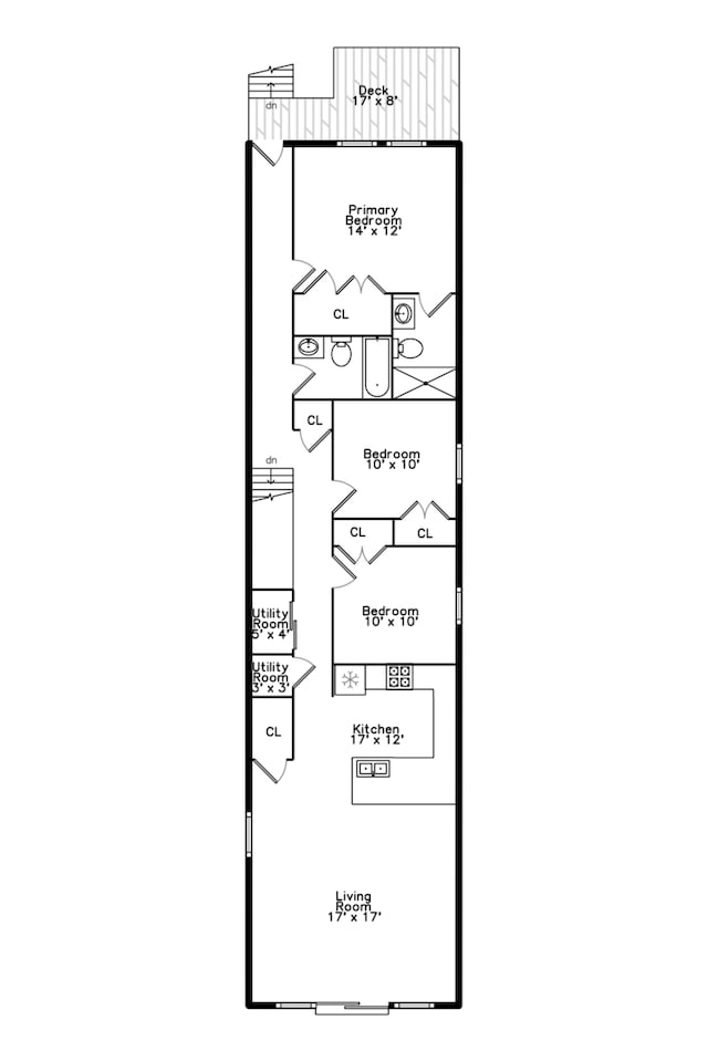 4634 S Langley Ave, Chicago, IL 60653 - view of room layout