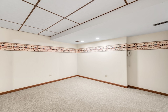 11016 Eaton Ct, Westchester, IL 60154 - finished basement featuring carpet flooring and recessed lighting
