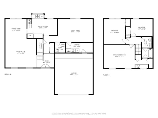 872 Asbury Ln, Schaumburg, IL 60193 - view of floor plan / room layout