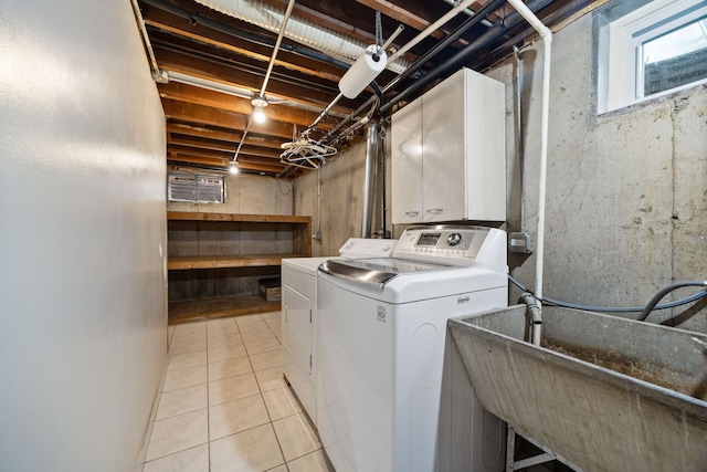 267 N Idlewild Ave, Mundelein, IL 60060 - washroom featuring washer and dryer and light tile patterned floors