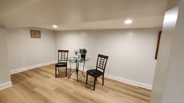 3039 S Kolin Ave, Chicago, IL 60623 - sitting room featuring recessed lighting and light wood-style floors