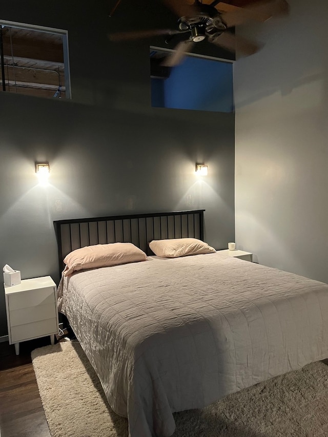 2210 W Wabansia Ave Unit 302, Chicago, IL 60647 - bedroom with wood finished floors