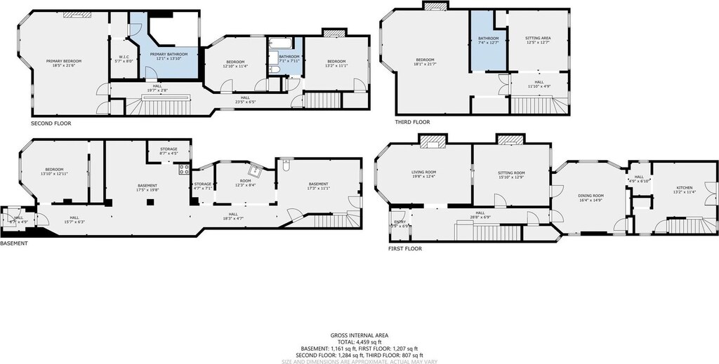 5028 S Blackstone Ave, Chicago, IL 60615 - view of floor plan / room layout