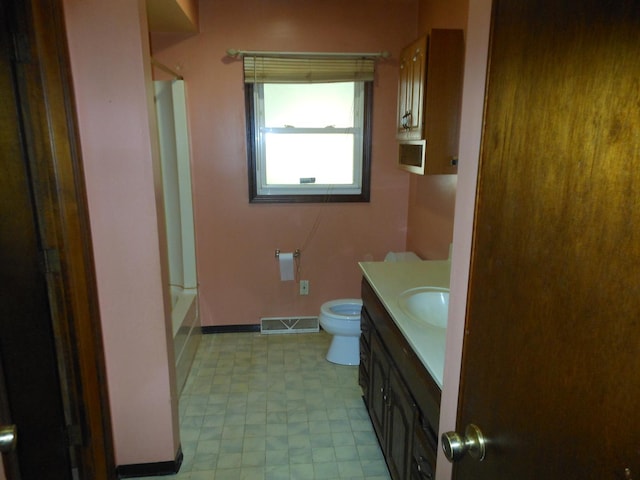 15409 S Union Pl, Plainfield, IL 60544 - full bath featuring tile patterned floors, vanity, and washtub / shower combination
