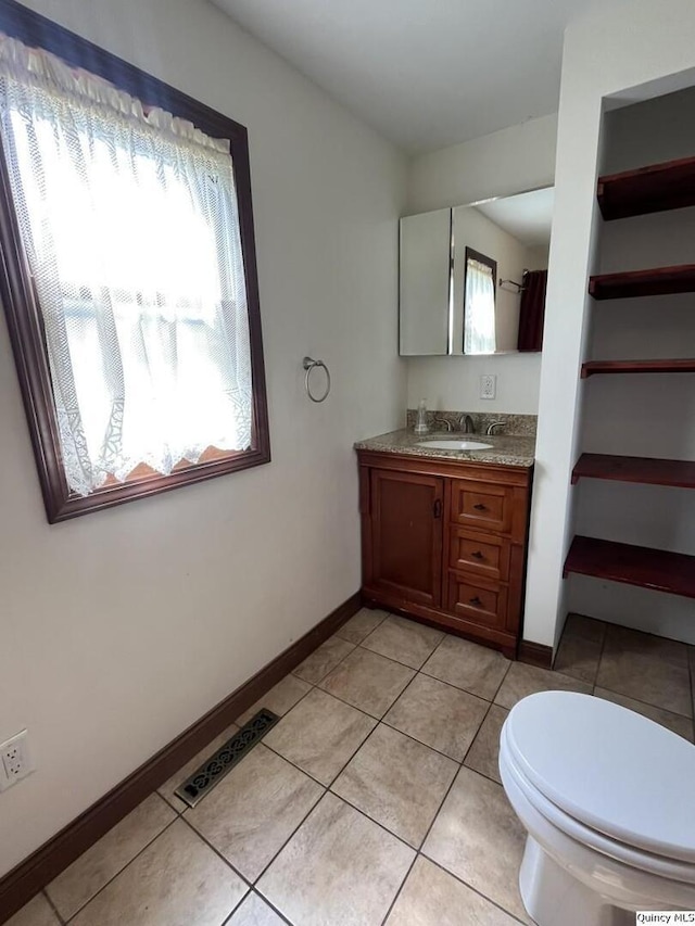 1550 N 2753rd Ln, Loraine, IL 62349 - bathroom featuring vanity and tile patterned floors