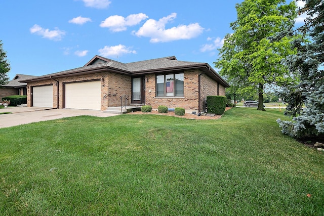947 Winter Park Dr Unit 947, New Lenox, IL 60451 - single story home with brick siding, an attached garage, driveway, and a front lawn