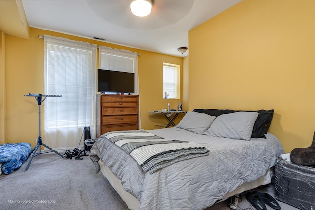 1423 E 68th St Unit 2, Chicago, IL 60637 - carpeted bedroom with ceiling fan