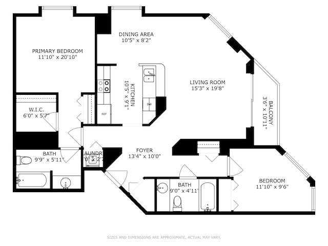 222 N Columbus Dr Unit 3702, Chicago, IL 60601 - view of home floor plan