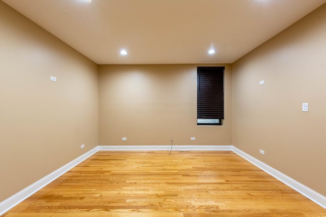 2012 W Coulter St, Chicago, IL 60608 - unfurnished room featuring light wood finished floors and recessed lighting