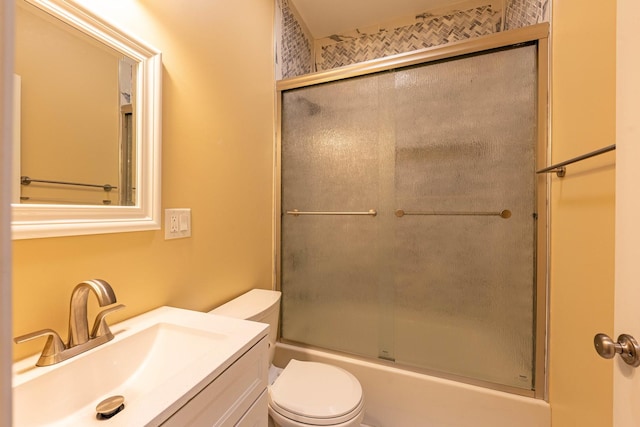 2012 W Coulter St, Chicago, IL 60608 - full bathroom featuring vanity and bath / shower combo with glass door