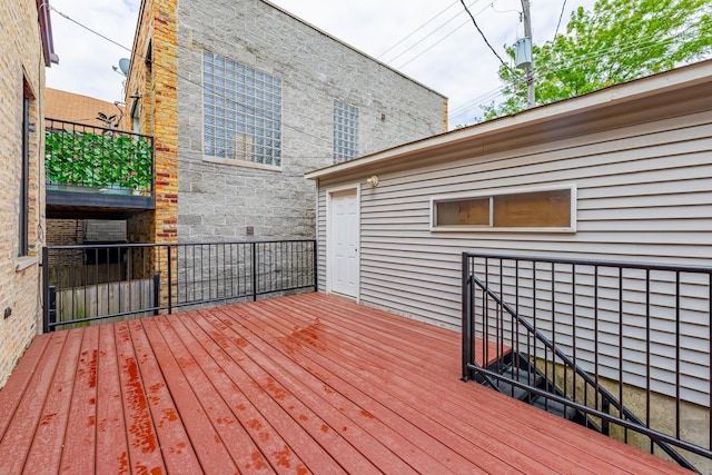 2012 W Coulter St, Chicago, IL 60608 - view of deck