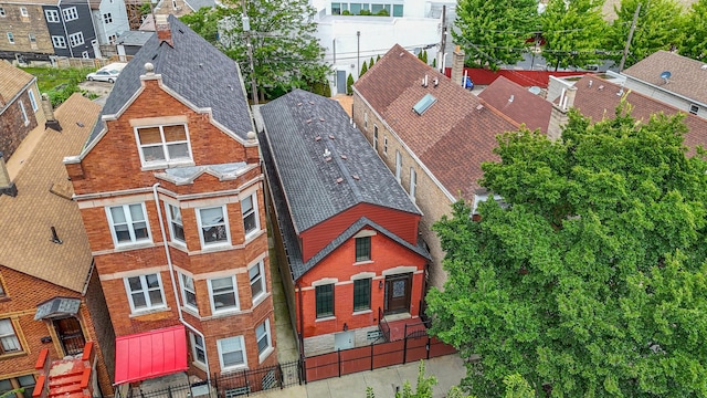 2012 W Coulter St, Chicago, IL 60608 - aerial perspective of suburban area