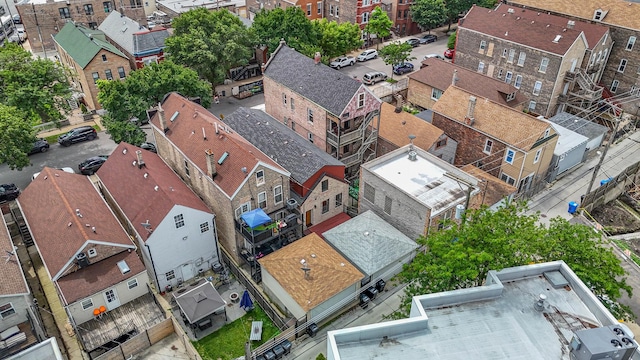 2012 W Coulter St, Chicago, IL 60608 - aerial perspective of suburban area