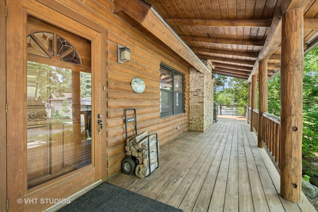 723 N River Rd, Algonquin, IL 60102 - view of wooden terrace