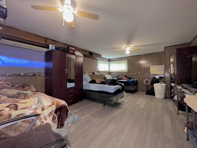 622 N Wisconsin Ave, Villa Park, IL 60181 - bedroom featuring wood finished floors and ceiling fan