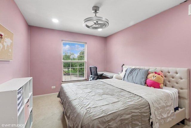 2701 Hamman Way, Aurora, IL 60502 - bedroom with carpet floors and recessed lighting