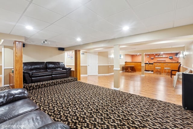 2701 Hamman Way, Aurora, IL 60502 - community lobby featuring a paneled ceiling and recessed lighting