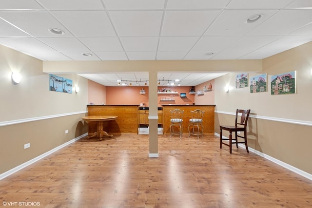 2701 Hamman Way, Aurora, IL 60502 - community bar area featuring wood finished floors and a paneled ceiling