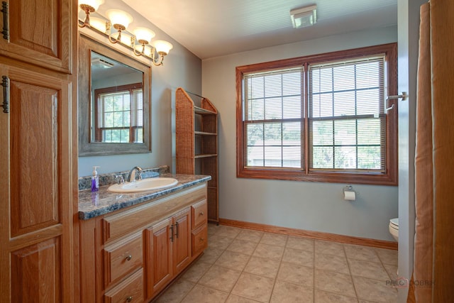520 Holdridge Ave, Winthrop Harbor, IL 60096 - bathroom with vanity and tile patterned floors