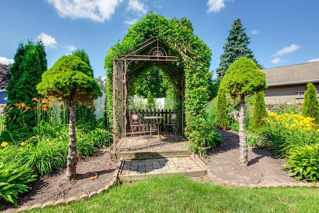 520 Holdridge Ave, Winthrop Harbor, IL 60096 - view of yard featuring a gazebo