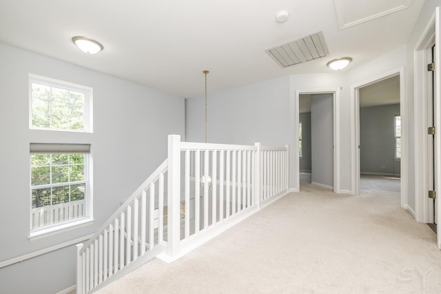 1114 Georgetown Way, Vernon Hills, IL 60061 - corridor with an upstairs landing and carpet flooring