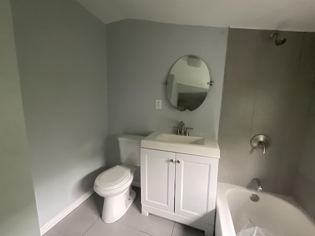 12200 S Lowe Ave, Chicago, IL 60628 - bathroom with tile patterned floors, vanity, and shower / washtub combination
