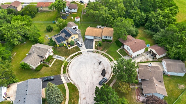 3513 Bordeaux Ct, Hazel Crest, IL 60429 - aerial view of property and surrounding area featuring nearby suburban area