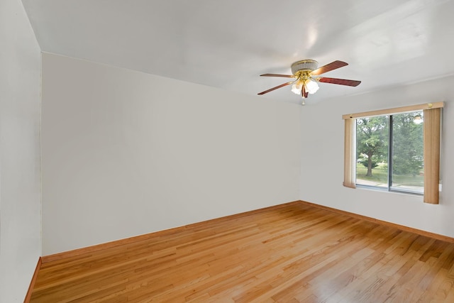 3513 Bordeaux Ct, Hazel Crest, IL 60429 - spare room with wood finished floors and a ceiling fan