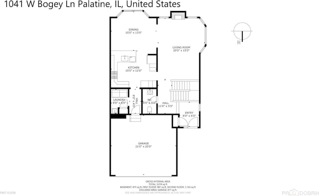 1041 W Bogey Ln, Palatine, IL 60067 - photo 31