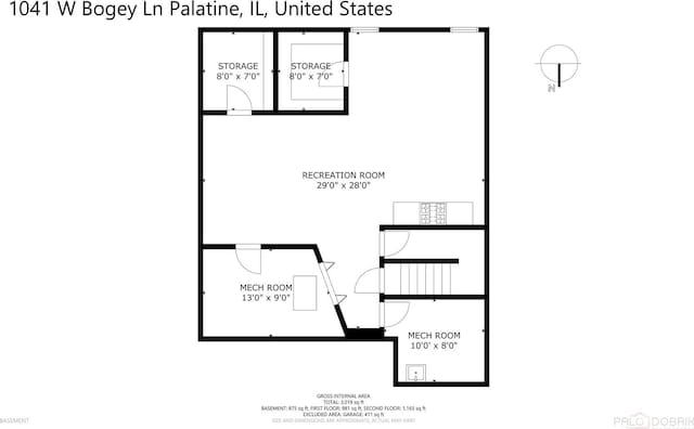 1041 W Bogey Ln, Palatine, IL 60067 - photo 33