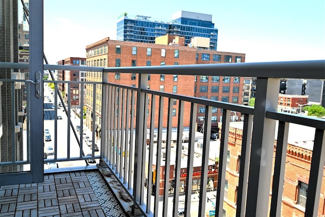 770 W Gladys Ave Unit 606, Chicago, IL 60661 - balcony featuring a city view