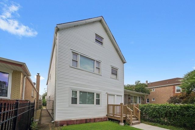4426 S Artesian Ave, Chicago, IL 60632 - rear view of house