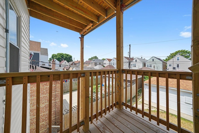 4426 S Artesian Ave, Chicago, IL 60632 - wooden deck with a residential view