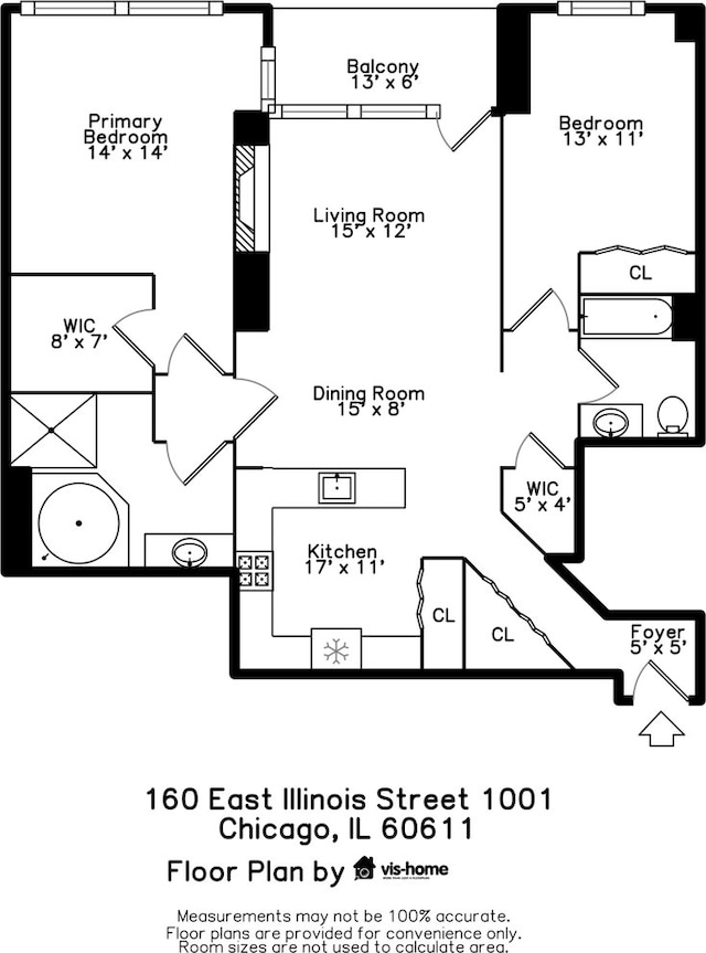 160 E Illinois St Unit 1001, Chicago, IL 60611 - photo 21