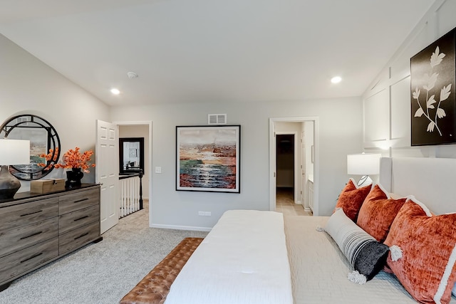 1743 Breton Ave, North Aurora, IL 60542 - bedroom featuring light carpet and recessed lighting