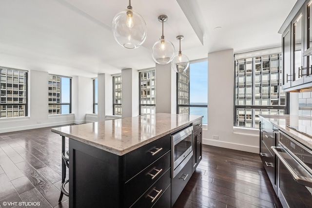 260 E Chestnut St Unit 1210, Chicago, IL 60611 - walk in closet with dark wood-type flooring