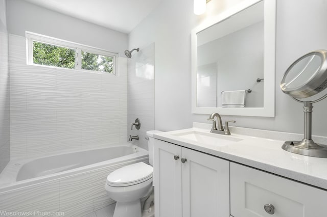 2004 Pine Dr, Mchenry, IL 60051 - full bathroom featuring bathing tub / shower combination and vanity