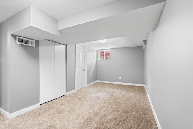 526 S Calumet Ave, Aurora, IL 60506 - basement with carpet flooring and baseboards