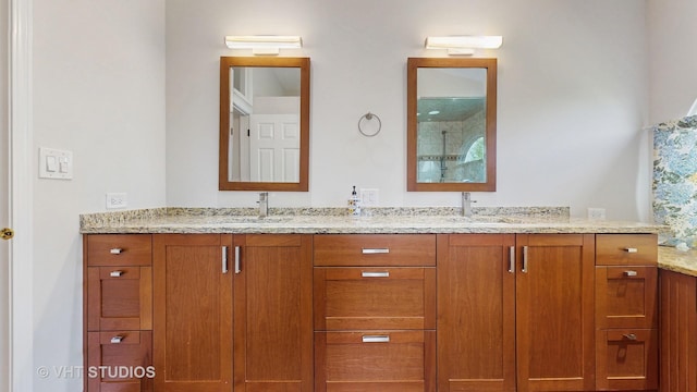 1291 White Chapel Ln, Algonquin, IL 60102 - bathroom with double vanity and a shower