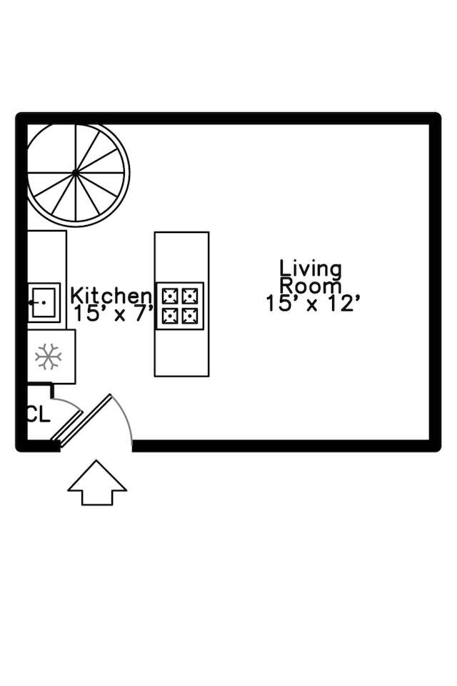 7349 Madison St Unit C, Forest Park, IL 60130 - view of property floor plan