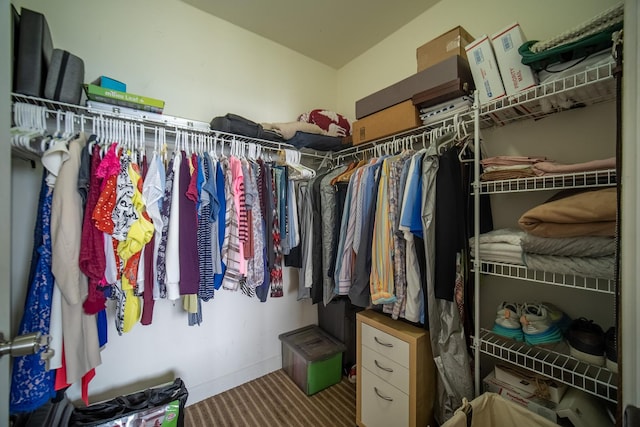 225 N Columbus Dr Unit 7207, Chicago, IL 60601 - walk in closet with carpet flooring