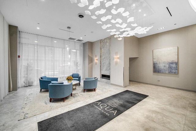225 N Columbus Dr Unit 7207, Chicago, IL 60601 - common area with recessed lighting