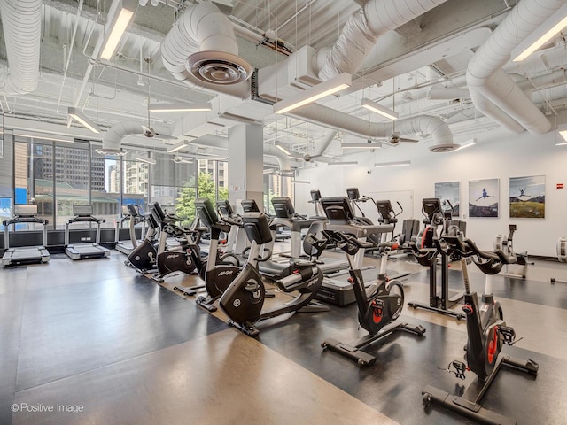 225 N Columbus Dr Unit 7207, Chicago, IL 60601 - view of exercise room