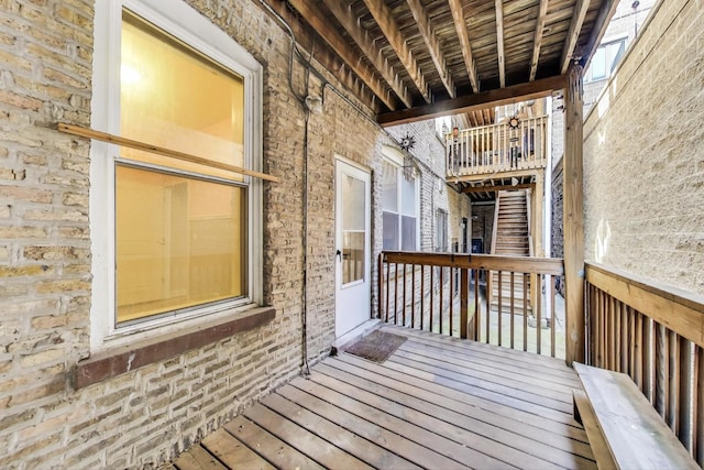 1949 N Whipple St Unit 1, Chicago, IL 60647 - view of wooden terrace