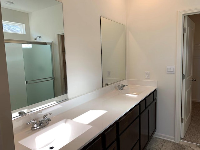 2296 Laurel Ct, Wonder Lake, IL 60097 - full bath with double vanity and baseboards
