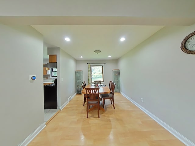 4400 Waubansie Ln, Lisle, IL 60532 - dining space featuring recessed lighting and light wood-type flooring