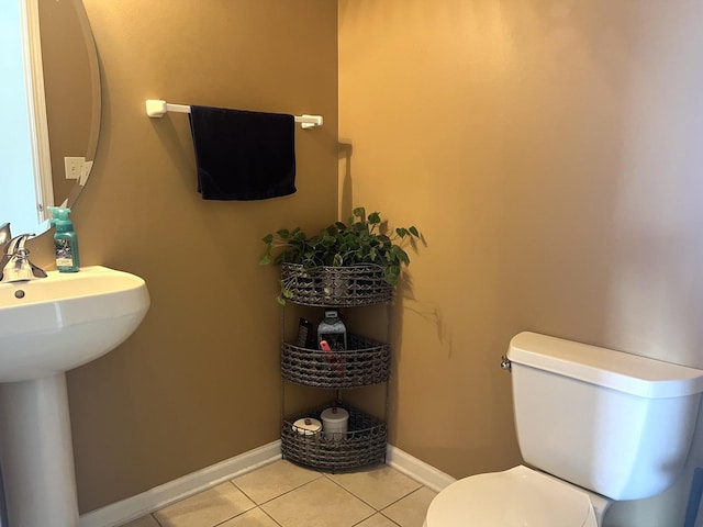 14703 Paul Revere Ct, Plainfield, IL 60544 - half bath featuring tile patterned floors and toilet