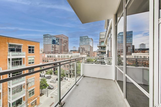 901 W Madison St Unit 609, Chicago, IL 60607 - balcony featuring a view of city