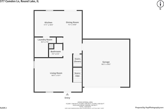 377 E Camden Ln, Round Lake Beach, IL 60073 - photo 27