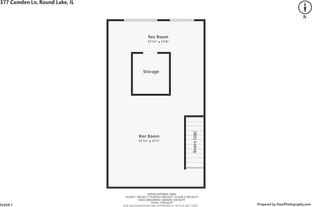 377 E Camden Ln, Round Lake Beach, IL 60073 - photo 28